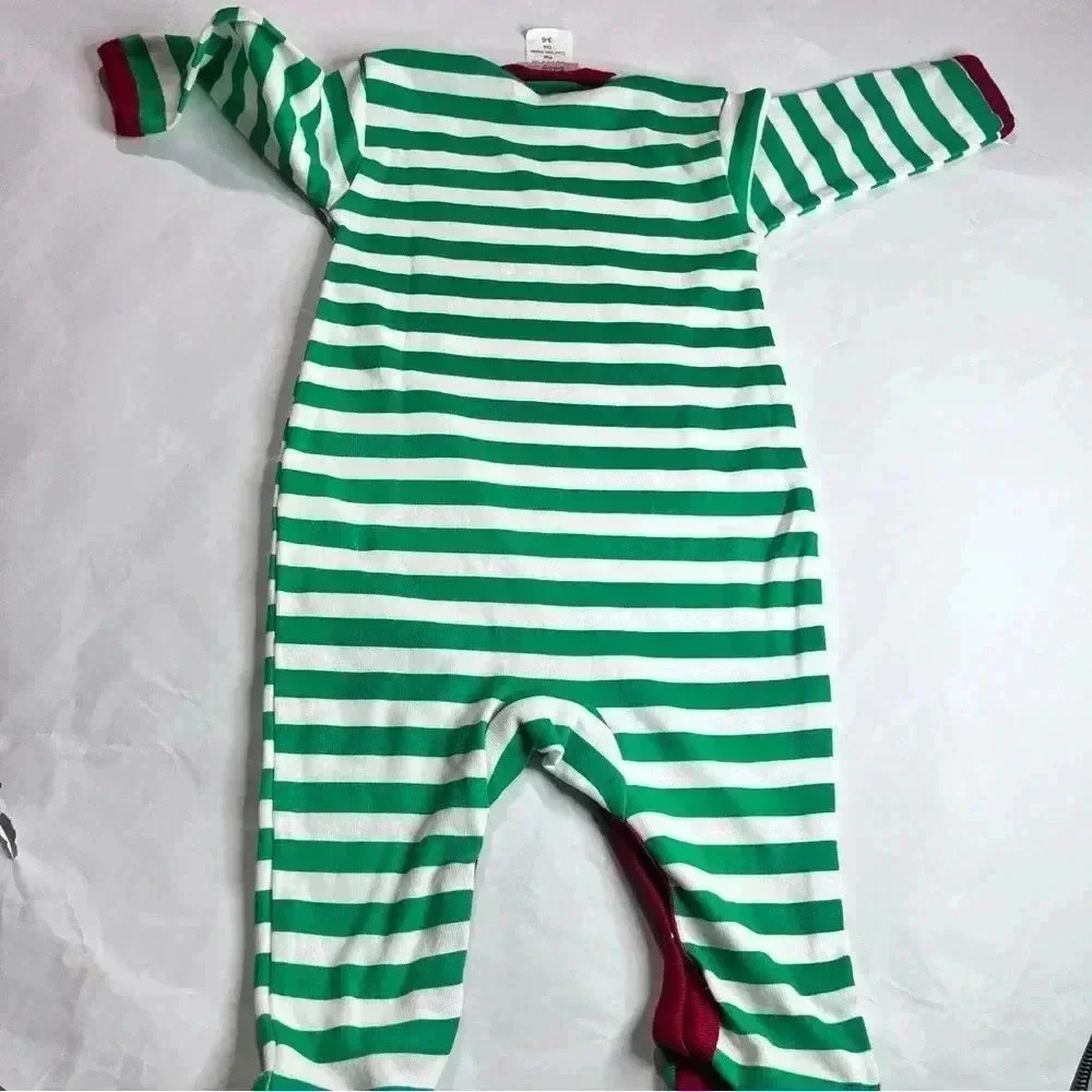 Christmas onesie cotton baby 3-6 months new without tag holiday unisex onsie - Picture 2 of 4